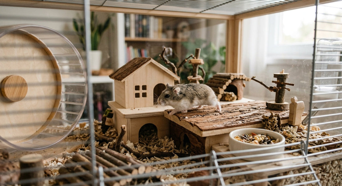 Le hamster roborovski : le plus petit et le plus rapide, et sa cage