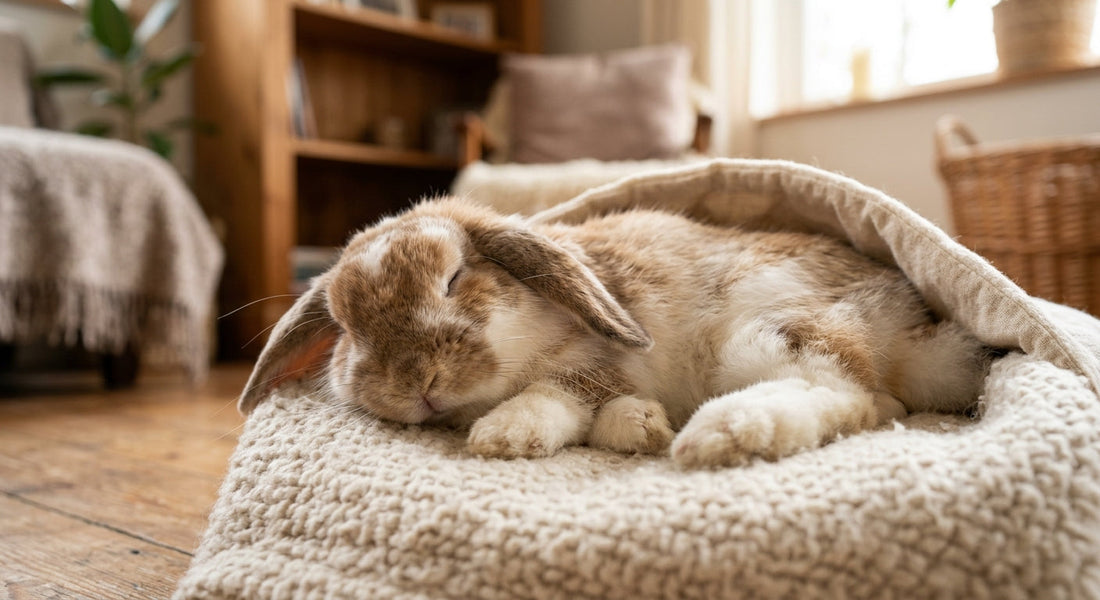 Le lapin qui dort beaucoup ou qui ronfle