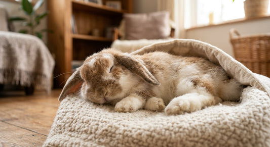 Le lapin qui dort beaucoup ou qui ronfle