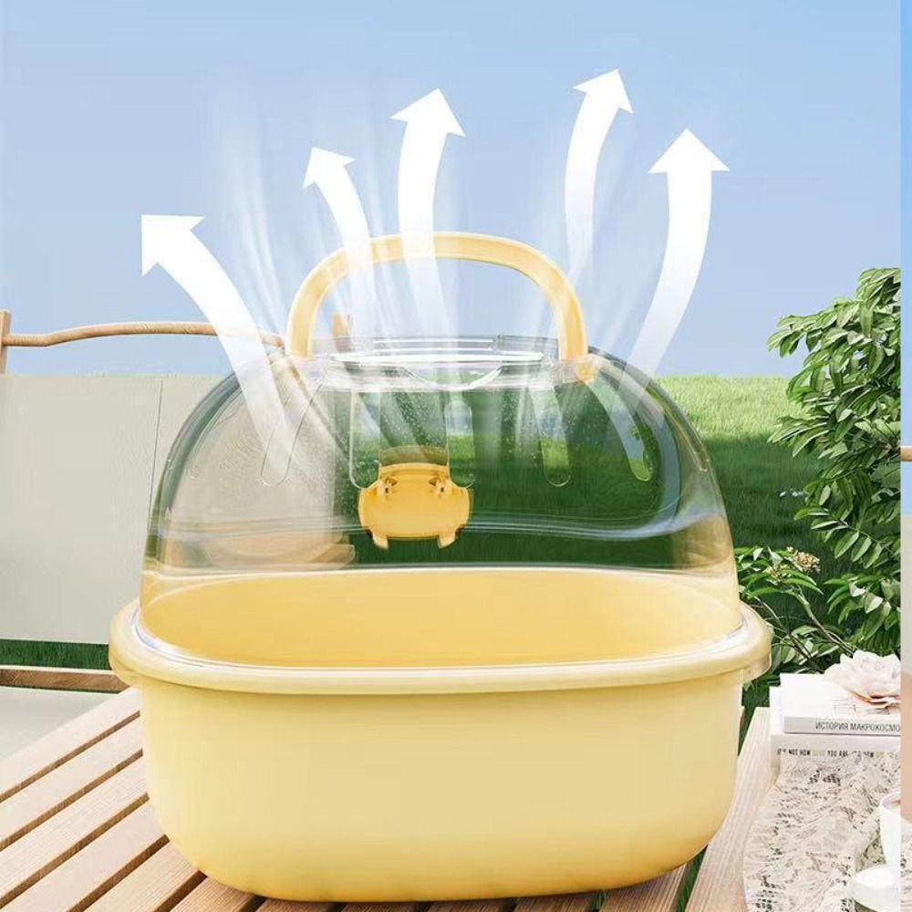Circulation de l'air à travers le couvercle transparent