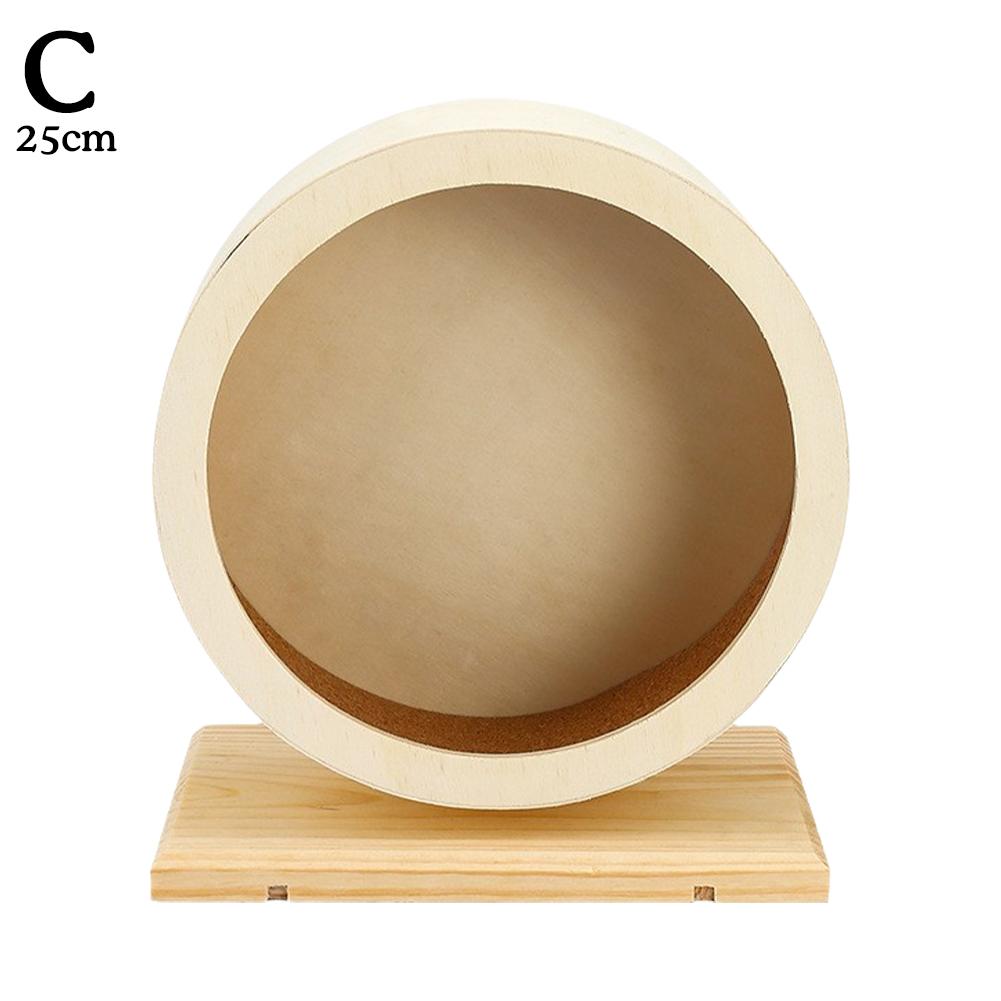 Roue en bois et liège de 25 cm de diamètre sur son socle