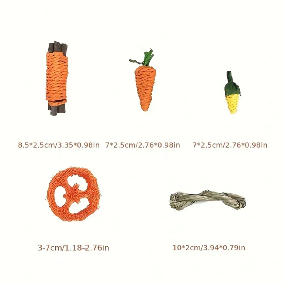 Cotes pièce par pièce : bâtonnets 8,5 cm, carottes 7 cm, rondelles de 3 à 7 cm